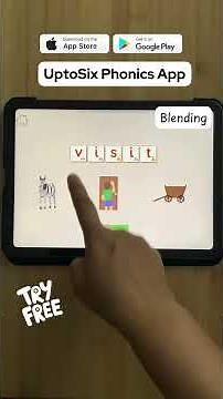 UptoSix Phonics App Blending Practice #phonics #english