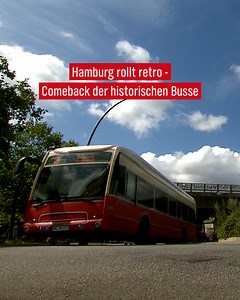 132K views · 1.7K reactions | Ein echter Klassiker aus den 60er Jahren - zumindest von außen. Anlässlich des 100-jährigen Jubiläums des Linienbusverkehrs in Hamburg, schickt die Hamburger Hochbahn den Retro-Bus auf Tour. ___ ndr.de/fernsehen/sendungen/rund_um_den_michel/hamburg-rollt-retro-comeback-der-historischen-busse,rundumdenmichel-118.html | NDR Hamburg | Facebook