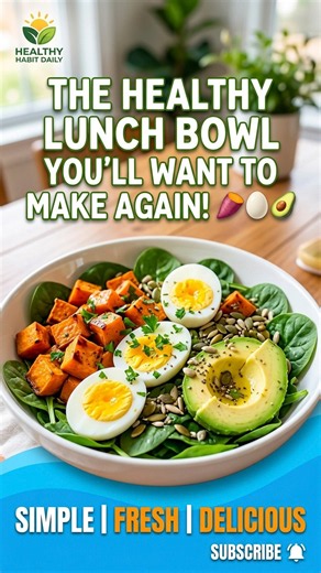 The Healthy Lunch Bowl You’ll Want to Make Every Day! 🍠🥚🥑