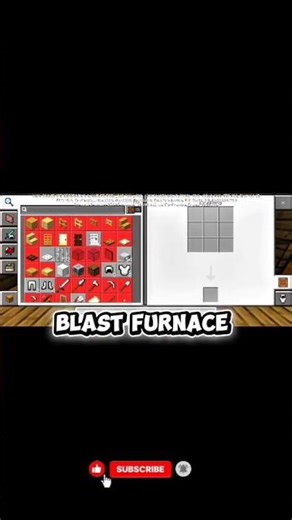 How to make a blast furnace in Minecraft #minecraft #viralvideo #trending