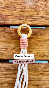 142K views · 5.2K reactions | Como fazer o nó escondido! | Osana Macramê | Facebook