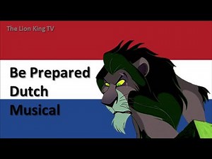 The Lion King - Be Prepared (Dutch 2004 Musical)