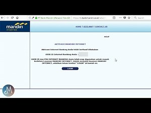 Cara Aktivasi Mandiri Internet Banking di Website Resmi Mandiri Online