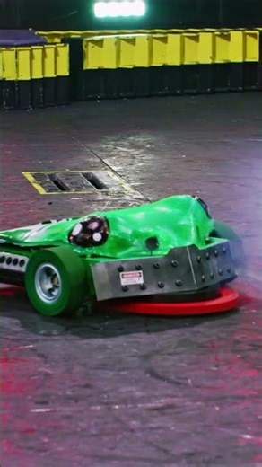 This frog robot took a very hard hit