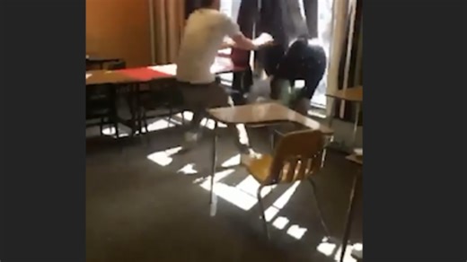 Video shows students fall out of window during fight at St. Bernard school