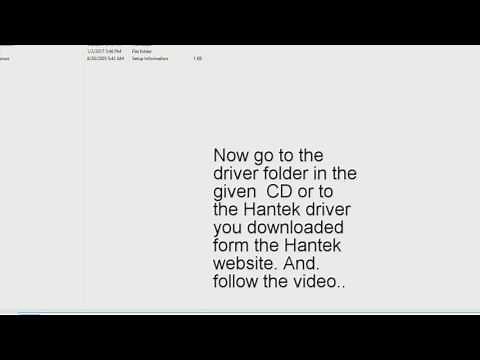 Hantek driver install for windows 10