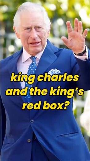 The King’s Red Box 🧰🤯 #queen #queenelizabeth #royalfamily #usa #king #kingcharles #london #newyork