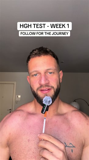 HGH TEST - DAY 1 Disclaimer: The information shared on this page is for educational and research purposes only. It is not medical advice. I am not a medical professional. Always consult a qualified healthcare provider before making any health or medical decisions. #peptide #hgh #peptisam
