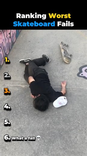 Ranking worst skateboard fails. #shorts #fails #skateboarding #funnyfails #skateboardfails