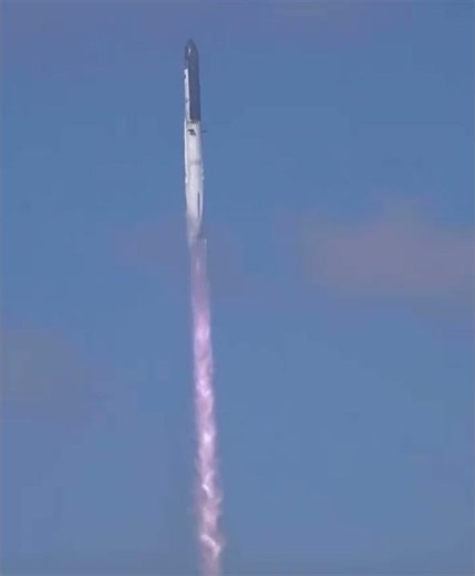 SpaceX launching Starship Flight 12 as seen from the production site