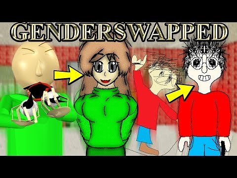 😱 BALDI AND PLAYTIME SWAPPED GENDERS?! | Baldi's Basics MOD: Baldi's Genderbend Basics