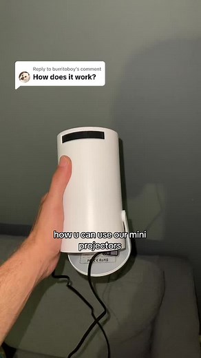 Mini Projector Setup for Movie Nights