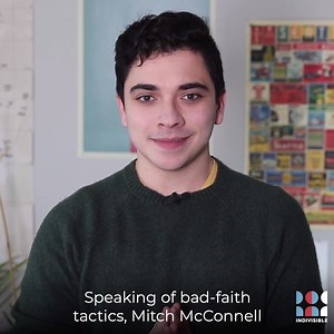 1.4K views · 68 reactions | The filibuster needs to be abolished, but that's not going to happen unless we demand it. Record a video and tell the Senate to eliminate the filibuster in order to save our democracy: https://indivisible.soapboxx.us/prompt-single/filibuster | Indivisible Guide | Facebook