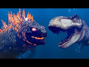 GODZILLA SHARK vs SEA REX - Jurassic World Evolution 2 Mods | Pungence