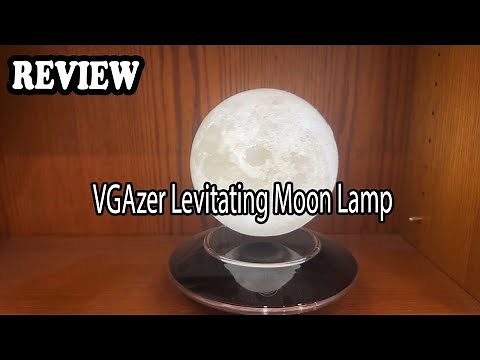 VGAzer Levitating Moon Lamp Review/ Office decoration, unique holiday gifts.