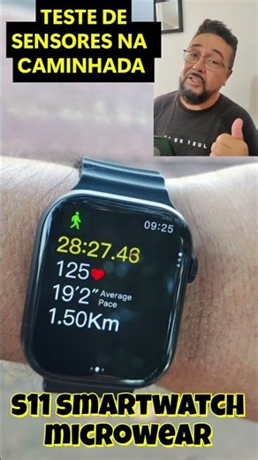 S11 Smartwatch Microwear Sensor Test During Physical Activity