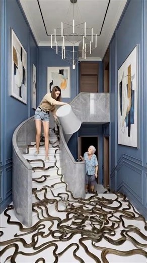 This transformation is insane 😱😱 Unpredictable epoxy floor