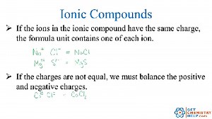 Chemistry Practice Problems: Formulas for Ionic Compounds - Get Chemistry Help