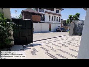 3 Panels Telescopic sliding gate