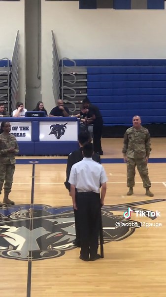 Armed knockout winner #afjrotc #afjrotccadet #afjrotcdrillteam #drillteam #army #airforce #navy #marines