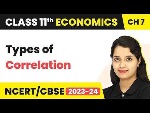 Types of Correlation - Correlation | Class 11 Economics - Statistics