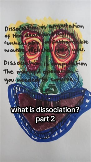 @Nando thank you for reminding me, dissociation is an invaluable defense against trauma. without it, many of us wouldn't be able to cope with what life had thrown at us. while dissociation is not smooth sailing. it is ultimately our mind trying to protect us. #dissociation #dissociativeidentitydisorder #poem #recovery