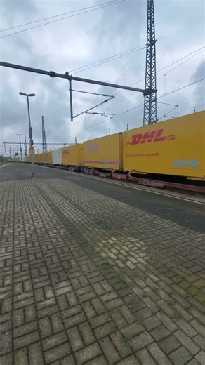 DHL Cargo Train in Germany 🚂📦 | Only DHL Containers!
