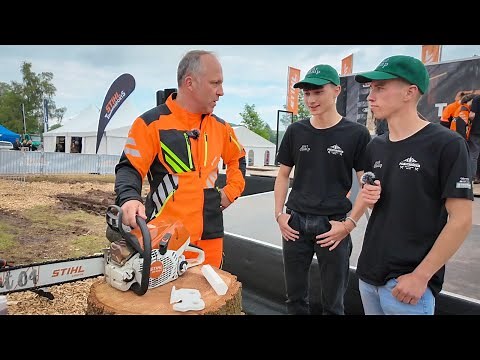 NEW STIHL MS 400 c-m im Check mit den Forstbrüdern und dem STIHL Produkttrainer Jens