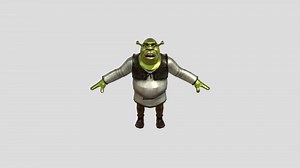 SHREK OBJ - Download Free 3D model by MARKJ1704