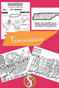 Free Tennessee Coloring Pages — Stevie Doodles