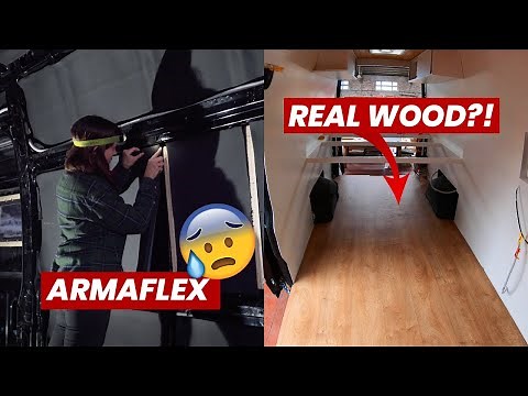 Campervan FLOOR Install & Armaflex INSULATION | Fiat Ducato Van Conversion