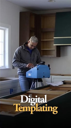 Digitally Templating Countertops #designbuild