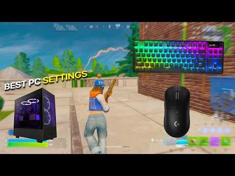NEW Best Keyboard & Mouse SETTINGS for PC + Apex Pro TKL ASMR 😴 Fortnite 240 FPS Gameplay