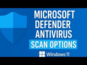 Microsoft Defender Antivirus & Scan Options in Windows 10 & 11