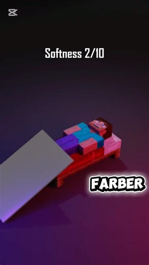 Cloth simulation in Minecraft🛌😴🔥Steve #clothsimulation #blender #3d #minecraft #steve