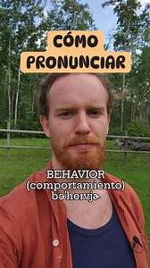 así pronuncias BEHAVIOR como gringo #pronunciacion #pronunciation #inglesamericano #americanenglish #aprenderingles #learnenglish #profekyle | Profe Kyle