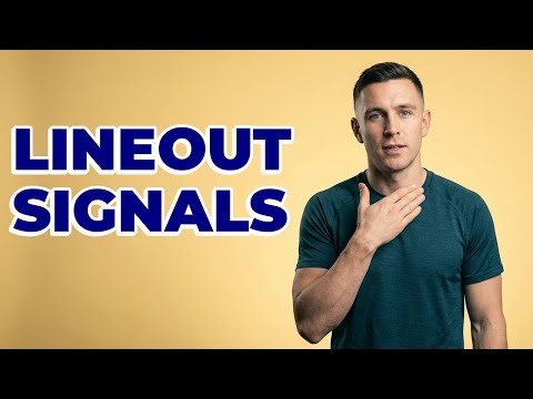 Why Does the Rugby Referee Signal a Lineout?