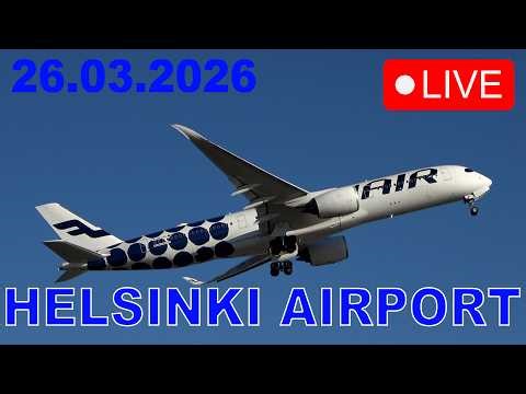 🔴 LIVE Helsinki Airport Plane Spotting (EFHK/HEL)