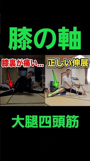 股割りで膝裏が痛いのは「正しく伸展」できていない証拠。膝の軸を通す方法。今話題の股割り本質を突く開脚前屈の方法！