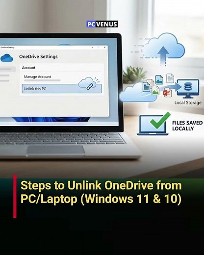 How to Unlink OneDrive from PC (Windows 11 & 10)
