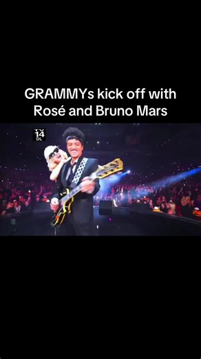 #GRAMMYs kick off with Rosé and Bruno Mars
