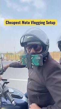 Perfect “Moto Vlogging” Setup For Beginners! Motorcycle Owners / Riders.