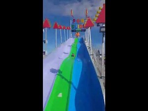 Dog loves going down slide - Original Video - Funny