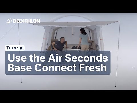 TUTORIAL - How to use the AIR SECONDS BASE CONNECT FRESH ? | Decathlon_QUECHUA