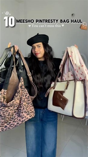My Most used bags of 2025 from Meesho 🥹💗⭐️ #bag #totebag #meeshofinds #meeshohaul #meesho #shorts