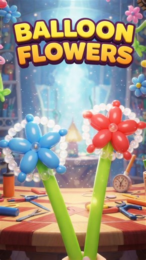 Ballon flower #diy #craft