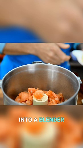 This smoked salmon mousse recipe is a guaranteed hit for Christmas lunch! Thinly sliced smoked salmon, blended mousse with shellfish stock and gelatin, and a touch of Tabasco. Freeze for the perfect texture and top with salmon caviar. A chef's trick ensures a flawless roll! #SmokedSalmon #ChristmasLunch #MousseRecipe #HolidayFood #ChefTricks #Appetizer | Trupp- The Chefs Table Cooking School