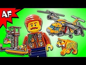 Lego City Jungle AIR DROP HELICOPTER 60162 Speed Build