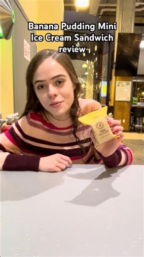 Banana Pudding Mini Ice Cream Sandwich review
