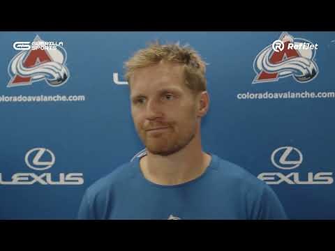 Gabe Landeskog Full Postgame Availability | 2025 Preseason Game 1